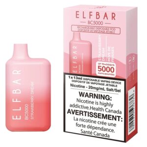 ELF BAR BC5000 Disposable 5000 Puffs Strawberry Dream