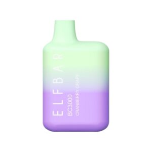 ELF BAR BC3000 Disposable 3000 Puffs Cranberry Grape 10ml