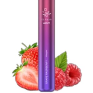 ELF BAR 600V2 Disposable 600 Puffs Grape Raspberry 550mAh