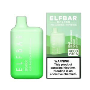 ELF BAR BC4000 Disposable Kiwi Passion Fruit Guava 4000 Puffs 650mAh