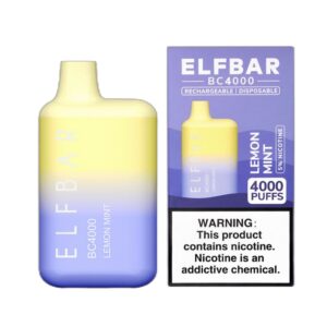 ELF BAR BC4000 Disposable Lemon Mint 4000 Puffs 650mAh
