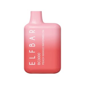 ELF BAR BC3000 Disposable 3000 Puffs Peach Mango Watermelon 10ml