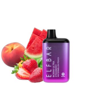 ELF BAR BC5000 Ultra Disposable 5000 Puffs Strawberry Watermelon Peach